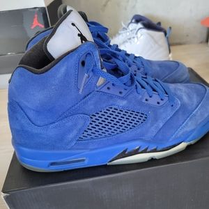 2017 Air Jordan 5 Retro 'Blue Suede'